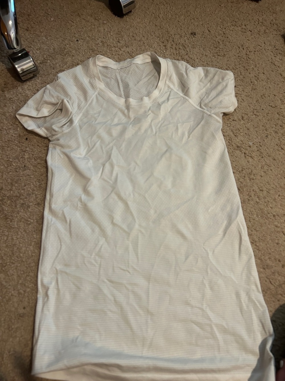 lululemon athletica Short Sleeve Tee in Light Ivory
